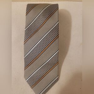 Jonathan Monsieur Men's Necktie 100% Silk Made Italy Gold